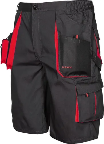 Arbeitskleidung ART.MaSter Classic schwarz/rot Shorts 54