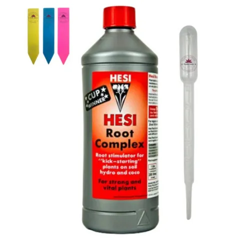 HESI Wurzel Complex - Hochwertiger Wurzelstimulator - HESI Wurzel Complex fördert das Wurzelwachstum und stärkt Pflanzen nach dem Umtopfen. Ideal für junge Pflanzen in verschiedenen Gebindegrößen. Einfache Anwendung für gesunde Wurzelsysteme.