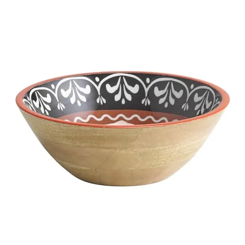 APS 1055 Schale MANGO, Ø 30 cm, Unikat aus Mangoholz mit Epoxidharz - Servierschalen für auf den Tisch, stilvolles Unikat aus Mangoholz mit individueller Epoxidharzbeschichtung, ideal als Obstschale oder dekoratives Accessoire.