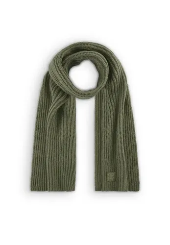 Codello Rippenstrick Schal in Grün - Schals & Tücher, 30x190 cm großer Schal aus 70% Polyacryl und 30% Wolle, perfekt für warme und stylische Looks.