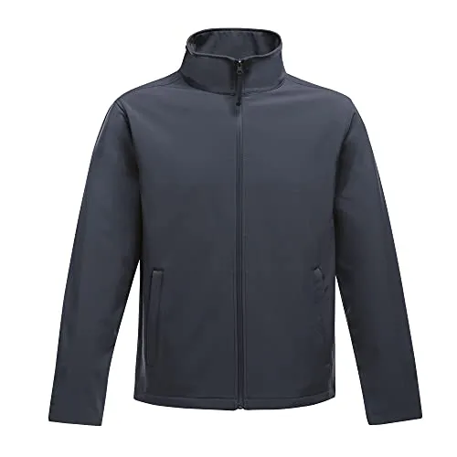 Regatta Ablaze Men's Printable Softshell Jacke, blau (Navy/Navy) - Outdoor Softshelljacke für Herren, vielseitig einsetzbar für Freizeit und Sport, wind- und wasserabweisend für optimalen Komfort.