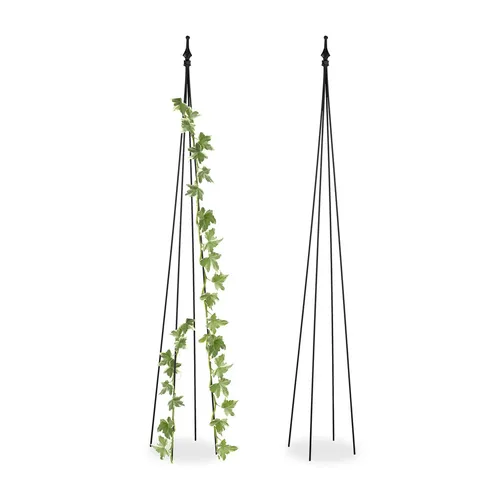 Rankhilfe Rankpyramide Kletterobelisk Klettersäule Rosenstütze 2 Stück 6 mm