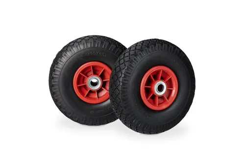 relaxdays Sackkarren-Rad 3.00-4 2er Set