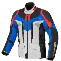 Berik Striker 3in1 Motorrad Textiljacke, rot-blau, Größe 48 von Berik