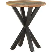 vidaXL Beistelltisch aus recyceltem Massivholz - Industrieller Charme für Ihr Zuhause! Handgefertigter Beistelltisch aus robustem, recyceltem Holz mit einzigartiger Maserung. Ideal für jeden Raum, stabil durch pulverbeschichtetes Eisen.