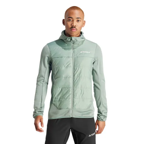 adidas Hybridjacke Terrex Multi Hybrid Insulated (atmungsaktiv) hellgrün Herren, Größe: M