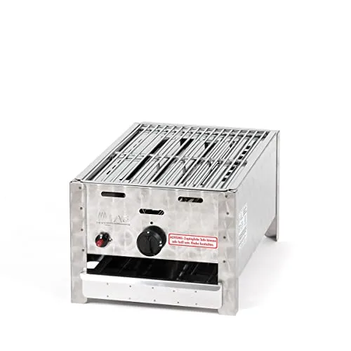 LAG Gasgrill 1-flammig 3,65 kW - Professioneller Gastrobräter mit stufenlos regelbarem Edelstahl-Brenner, ideal für Gastronomie und ambitionierte Grillfans. Kompakt und leistungsstark für unvergleichlichen Grillgenuss.