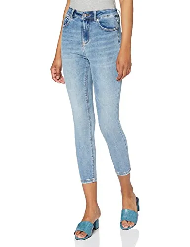 ONLMILA HW SK ANK DNM BJ13502-1 NOOS - Skinny Fit Jeans aus super dehnbarem Denim für ultimativen Komfort, mit hohem Bund und leichtem Wasch-Effekt für einen frischen Look.