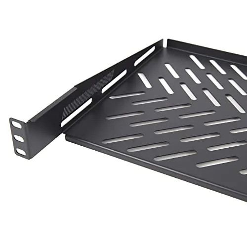 kenable Pro belüftetes Freischwingerregal, 1U, 250 mm tief, Schwarz