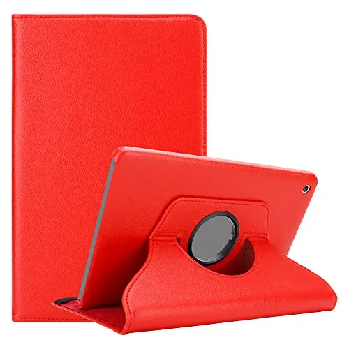 Cadorabo Hülle kompatibel mit Apple iPad mini/MINI 2 / MINI 3 Tablethülle mit Auto Wake Up aus Premium Kunst Leder Flip Klappbare Stoßfeste Cover Hülle für iPad mini/MINI 2 / MINI 3 Tasche in Rot
