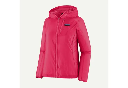 Patagonia Women's Houdini Jacket - Laufjacke in Rosa, Gr. S - Winddichte Trailrunning-Jacke mit Kapuze für optimale Bewegungsfreiheit und Schutz bei jedem Wetter. Ideal für Jogger und Outdoor-Enthusiasten.