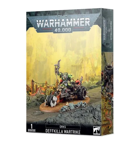 Orks - Deffkilla Wartrike, Warhammer 40k 40.000 - 40K Miniaturen, beeindruckendes Design mit hoher Detailtreue für leidenschaftliche Sammler und Tabletop-Spieler.