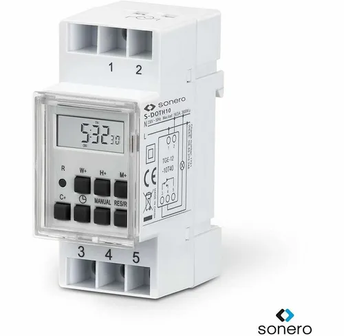 Digitale Wochen Zeitschaltuhr Hutschienen Schalttafel Einbau 230V 3600W Timer