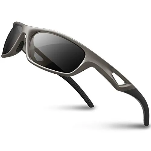 Vimbloom Polarisierte Sport-Sonnenbrille für Herren Damen zum Fahren Radfahren Golf Fischen Laufen Leichter Sportbrille UV400-Schutz VI685