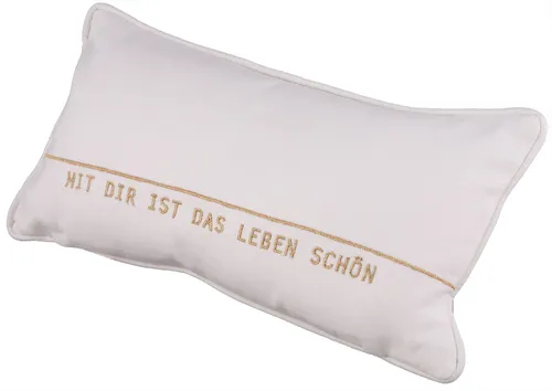 räder Kissen EIN HERZ UND EINE SEELE BH 33x17 cm  Dekokissen