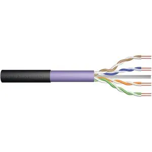 DIGITUS Professional Installation Cable - 500 m UTP CAT 6 - Cat-6-Ethernetkabel, halogenfrei und robust, ideal für den Außeneinsatz und lange Verbindungen.