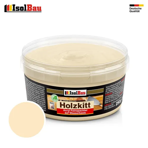 Holzkitt Spachtelmasse Holzspachtelmasse Innen Außen 250g Kiefer Hell ( Nr. 8 )