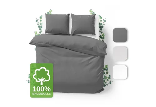 Jacobson Bettwäsche Set in grau von Jacobson