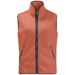 Jack Wolfskin HIGH CURL VEST W Fleeceweste rot L (42/44) in rot von Jack Wolfskin