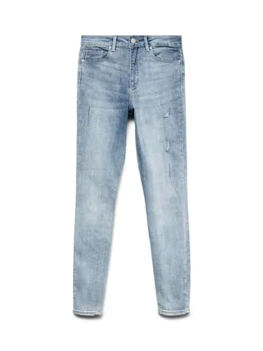 Vero Moda High-waist-Jeans VMSophia - Moderne High Waist Jeans in blau, perfekt für einen stylischen Look. 7/8-Länge und bequemer Schnitt für optimalen Tragekomfort.