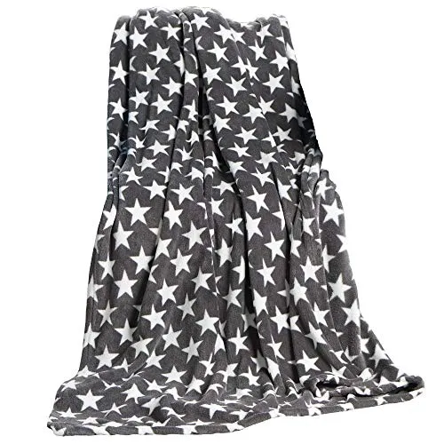 Wohndecke Moonlight Kuscheldecke 150x200cm grau