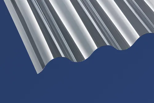 Einsteiger Polycarbonat Profilplatte P5 Sinus 177/51 920 x 1600 x 0,8 mm - Klar - 2805106