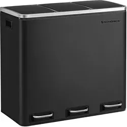 SONGMICS Mülleimer, Mülltrennsystem, 3 x 18 L von SONGMICS