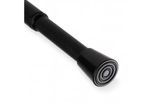 Bestlivings Spannstange ohne Bohren, Ø 13 mm, 1-läufig, ausdrehbar, klemmen, geklemmt, Metall, Ø10/13mm, Material Stange: Metall, Endstück: Kunststoff (Antirutsch)
