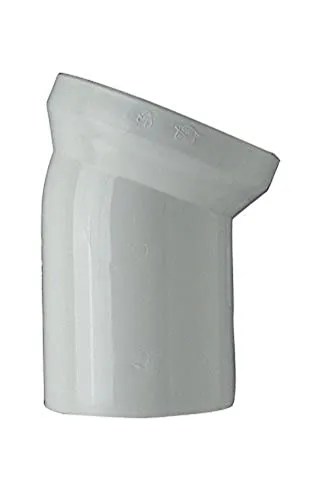 Cornat CKAB2200 WC-Ablaufbogen, 22 Grad, weiß, 22°
