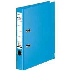 Falken 11285301 Chromocolor-Ordner A4, Rücken 50mm, mit Einsteckschild - Hellblau