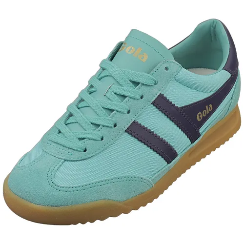 Gola Tornado Sneaker Women - Retro Stil & Komfort - Freizeitschuhe & Sneaker für Damen, kombiniert klassisches Retro-Design mit modernem Komfort und einer strapazierfähigen Nylon-Wildleder-Konstruktion für täglichen Tragekomfort.