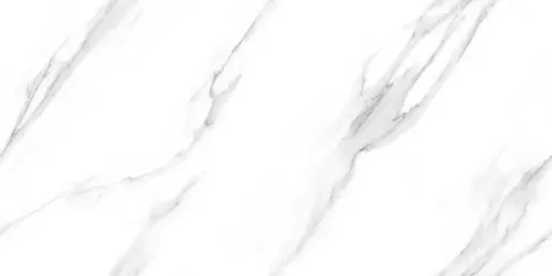 Bodenfliese Feinsteinzeug Prisma Statuario 60 x 120 cm grau/weiß Bodenfliese