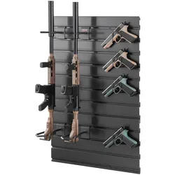 VEVOR Waffenwandhalterung für 2 Gewehre & 4 Pistolen