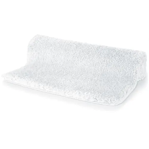 Spirella Badteppich Badematte Duschvorleger Mikrofaser Hochflor 60x90 cm - Flauschig und rutschhemmend - Badvorleger aus Mikrofaser mit hohem Flor für ein angenehmes Laufgefühl. Waschbar bei 40°, für Fußbodenheizung geeignet und mit rutschfester Unterseite für sicheren Halt.