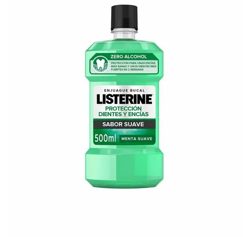 Listerine Mundspülung Dientes y Encias Zero Enjuague Bucal 500ml, (Packung)