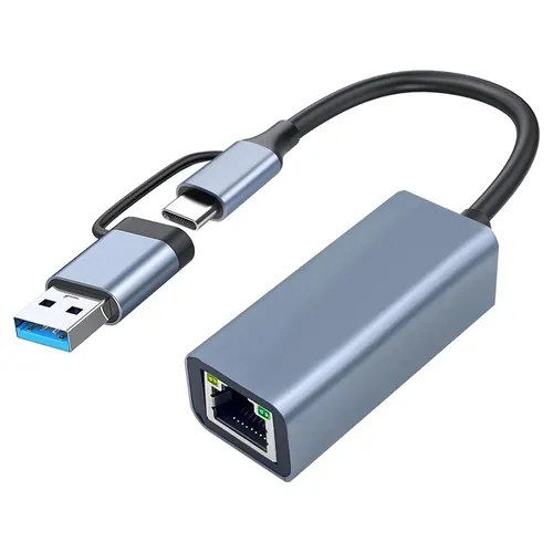 USB 3.0-Auf-Ethernet-Adapter mit USB C auf RJ45 Gigabit LAN 1000 Mbit/S Kab7596