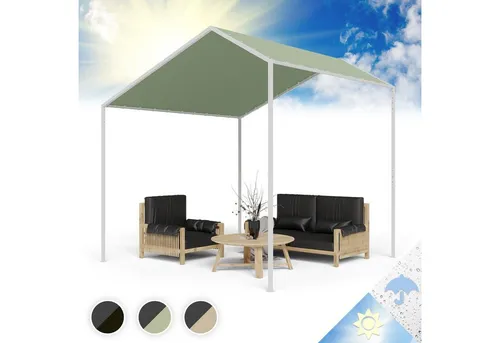 blumfeldt Pavillon La Rochelle Gazebo - Pavillon für Garten mit 3x3 m Sonnenschutz, stabiler Aluminiumrahmen und einfacher Montage für entspannte Stunden im Freien.