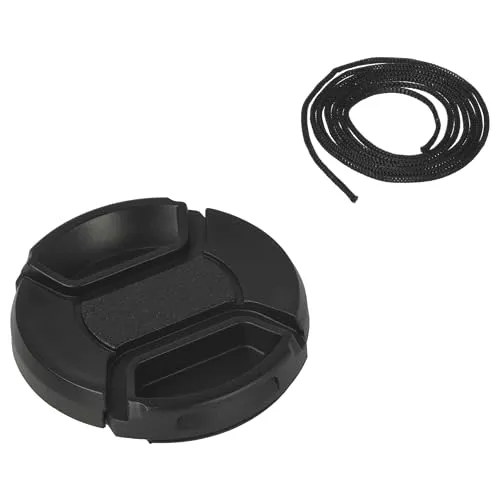 vhbw Objektivdeckel kompatibel mit Agfa/Agfaphoto Kamera - Kunststoff, Schwarz, 46mm