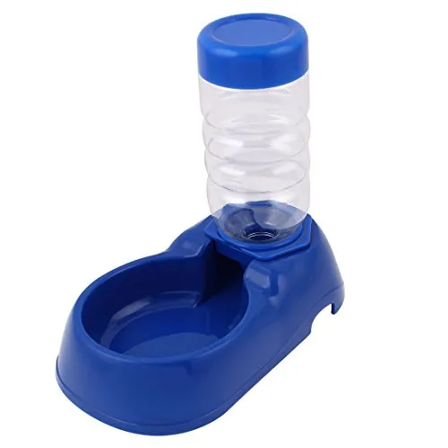 sourcing map Haustier Hund Katze Trinkbrunnen Reise Flasche Futternapf, blau de