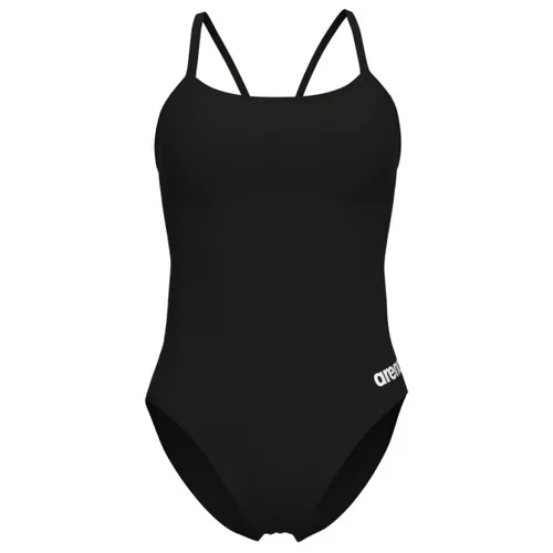 Arena Damen Badeanzug WOMEN S SWIMSUIT LACE BACK SOL 004651 - Badeanzüge für Damen, sportlicher Einteiler aus MaxLife Eco-Stoff, 100% chlorbeständig und nachhaltig, mit coolen Trägern und 50+ UV-Schutz für langanhaltende Leistung im Wasser.