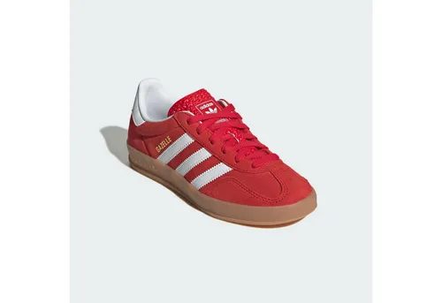 adidas Originals GAZELLE INDOOR KIDS SCHUH – Stylischer Indoorschuh für Kinder - Der adidas Gazelle für Kinder begeistert mit hochwertigem Wildleder und legendärem Design. Ideal für sportliche Aktivitäten und den Alltag – ein echter Hingucker mit retro Flair.