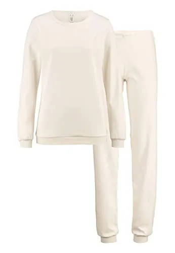 hessnatur Pyjama Damen Regular PureNATURE aus Reiner Bio-Baumwolle GOTS Zertifiziert | nachhaltig und fair hergestellt (Fair Wear Foundation)