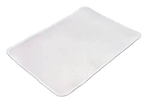Träumeland Airsafe 3D Nässeschutzauflage 60 x 120 cm - Matratzenauflage mit 3D-Luftpolster für optimale Luftzirkulation, verhindert Wärmestau und hält das Baby trocken. 100% wasserdicht, hautsympathisch und waschbar bei 95°C, ideal für Allergiker.