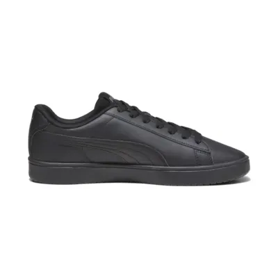 PUMA Rebound V6 Mid Advanced Comfort Plus - schwarz - Sportlicher Mid-Top Sneaker mit klassischem Basketball-Design und modernem Komfort. Die robuste Bauweise und die flexible Sohle bieten Halt und Tragekomfort für Freizeit und Alltag.