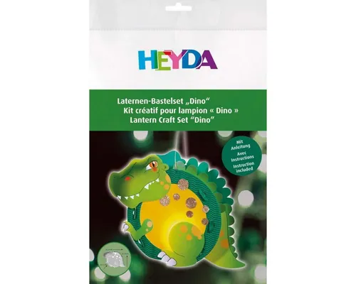 Heyda Papierlaterne Heyda Laternen-Bastelset Dino