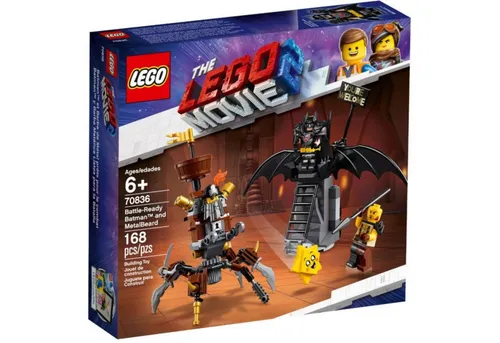 LEGO® 70836 THE LEGO® MOVIE 2 Set Batman Piraten-Set Konstruktions-Spielset, Einsatzbereiter Batman Figur und EisenBart Pirat Lego Spiel-Set Bau