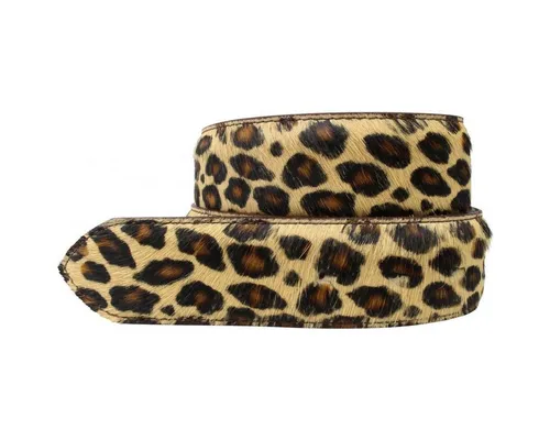 BELTINGER Fell-Ledergürtel ohne Schnalle 4 cm | Hochwertiger Kuh-Ledergürtel für Damen und Herren - Herren-Gürtel aus 100% echtem Leder mit stylischer Fell-Optik, individuell anpassbar und langlebig. Ideal für Jeans, Hosen und Freizeitlooks.