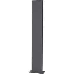 ML-Design Edelstahl Briefkastenständer 170 cm in Anthrazit von ML DESIGN
