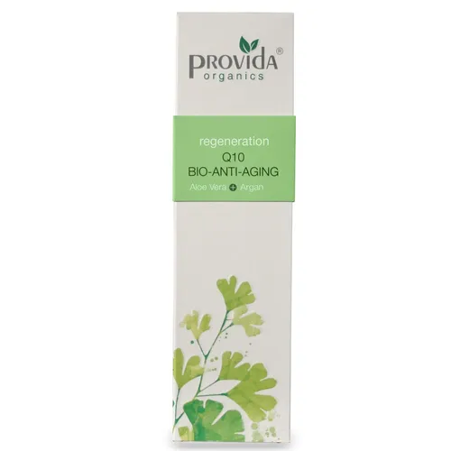Q10 Bio-Anti-Aging Creme 50 ml - Nachtpflege für reife Haut, schützt vor Umwelteinflüssen und beugt Faltenbildung mit Baobab-Öl und Vitamin C.