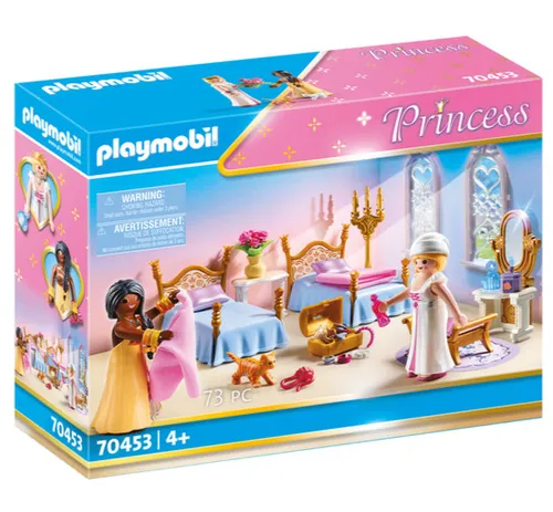PLAYMOBIL Princess 70453 Schlafsaal mit 2 Prinzessinnenfiguren